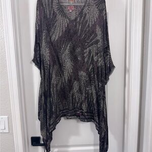 Johnny Was Black Asymmetrical Tunic/Dress